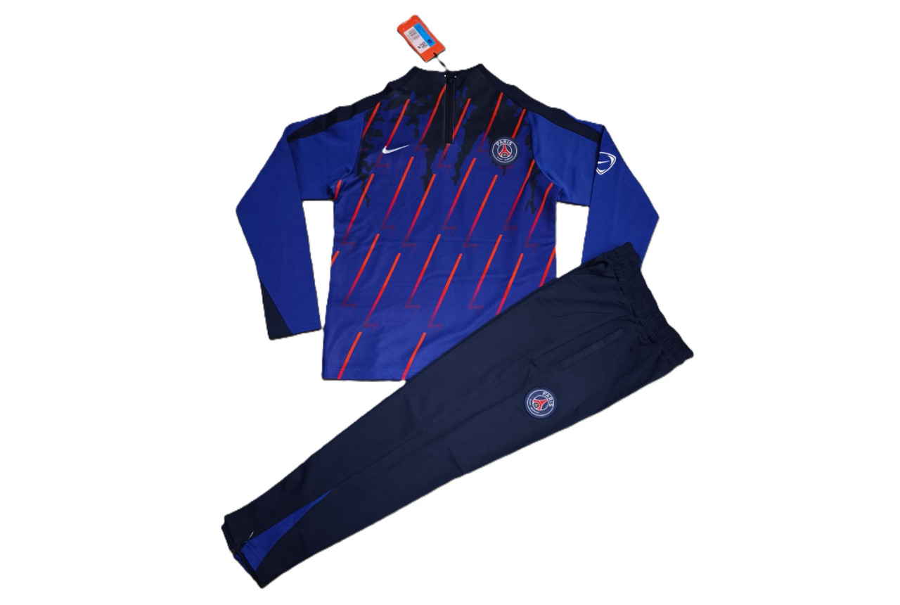 8432 Детски футболен екип тренировъчен Paris Saint Germain синьо