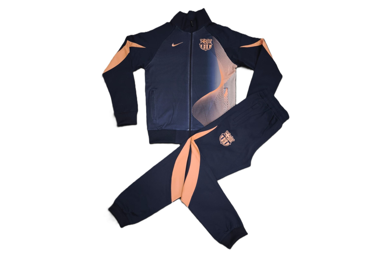 8434 Детски футболен екип Barcelona тъмно синьо
