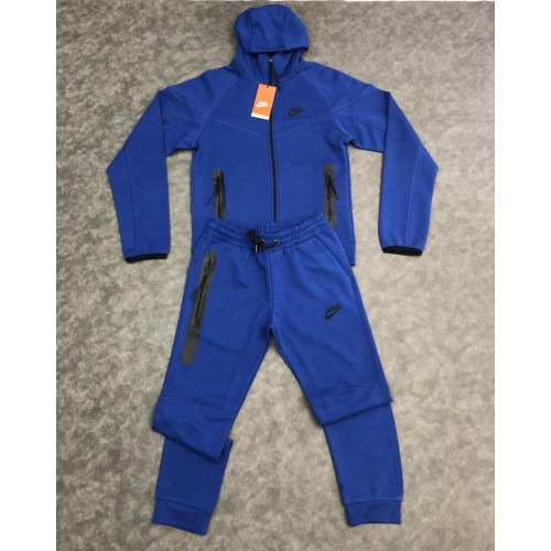 8343 Детски екип Tech Fleece син